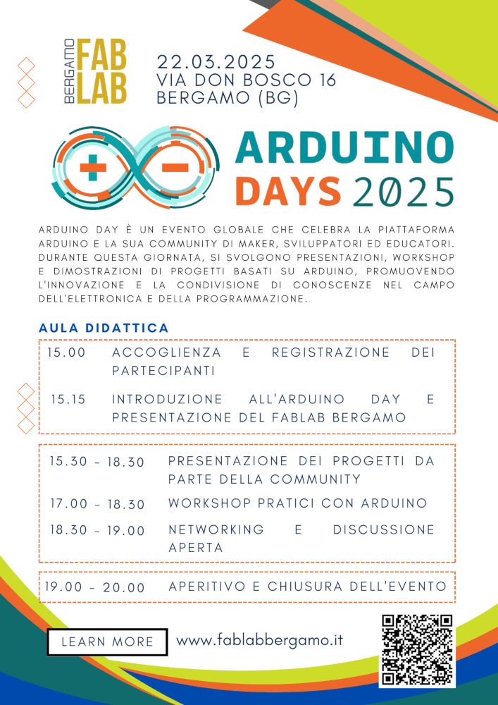 Programma dell'arduino day